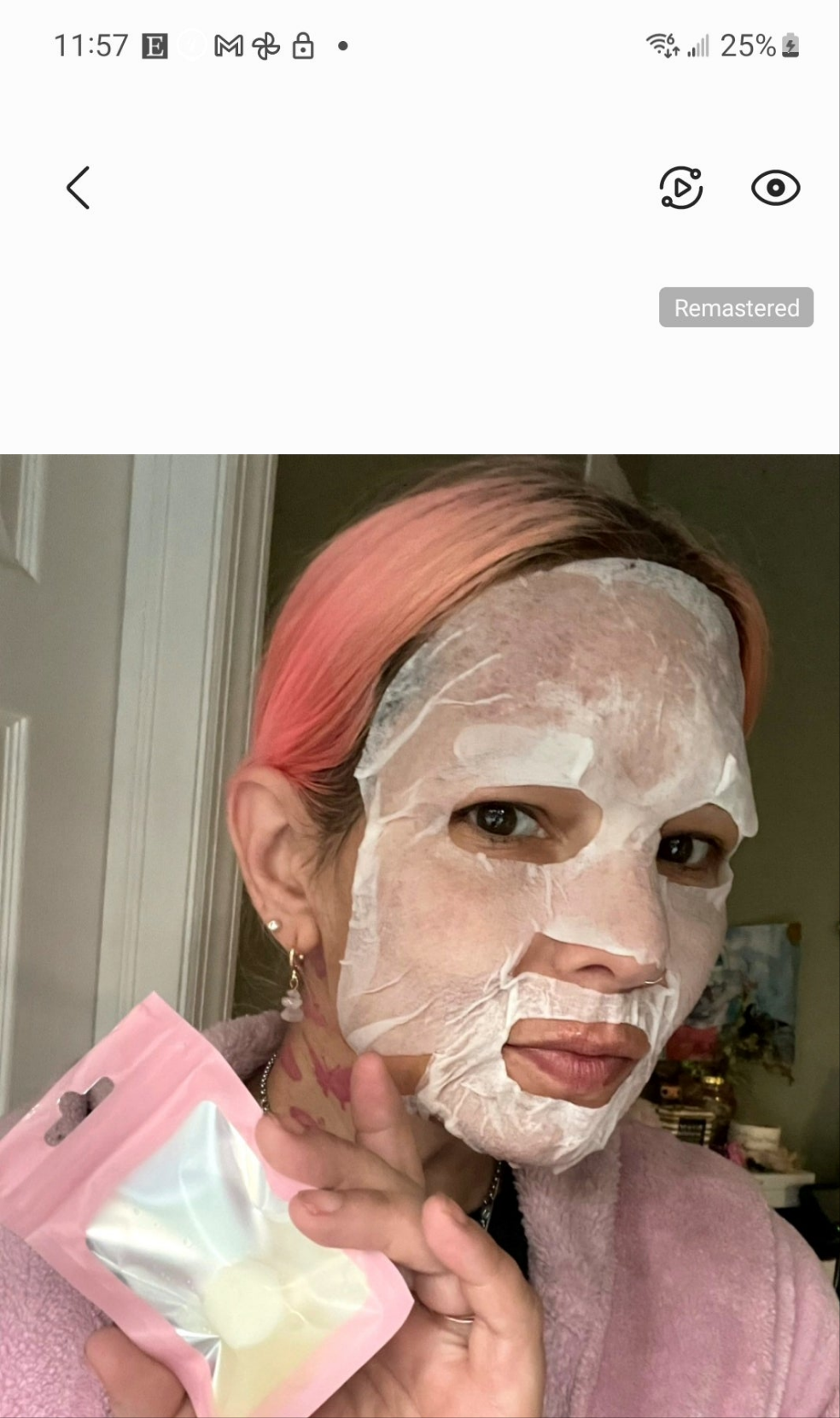 Niacinamide Sheet masks/ Reusable cotton sheet mask