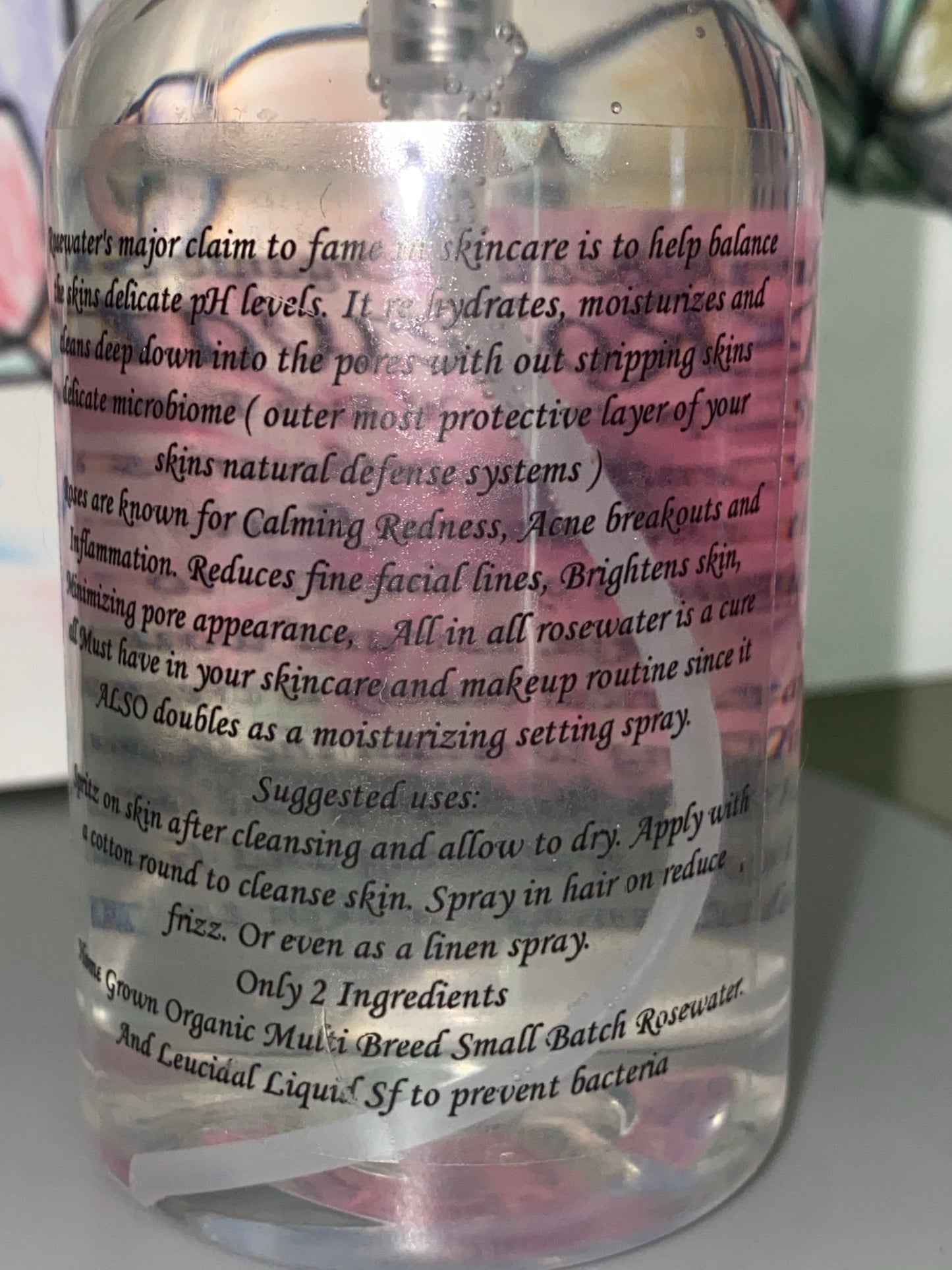Rosewater toner