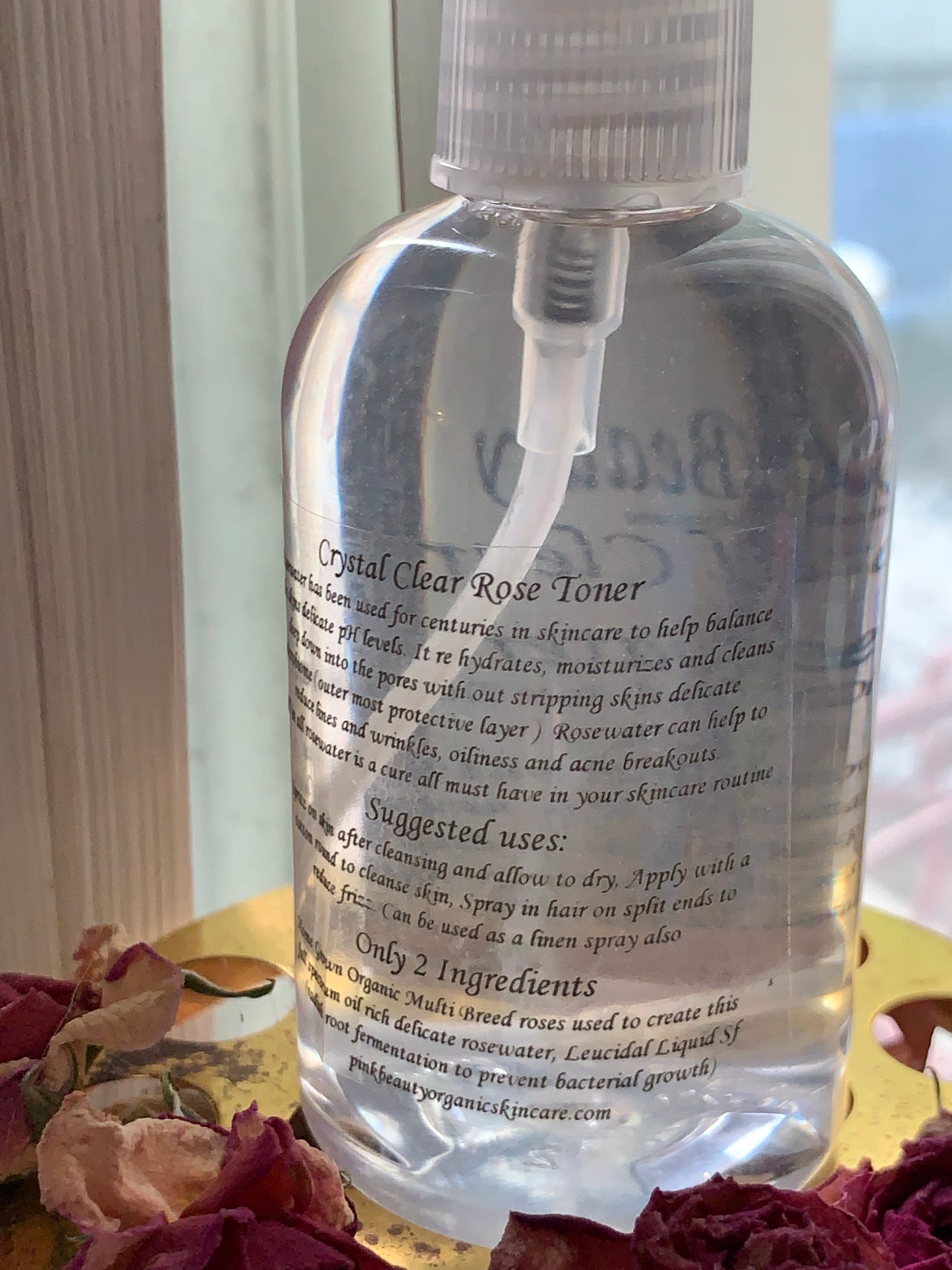 Rosewater toner