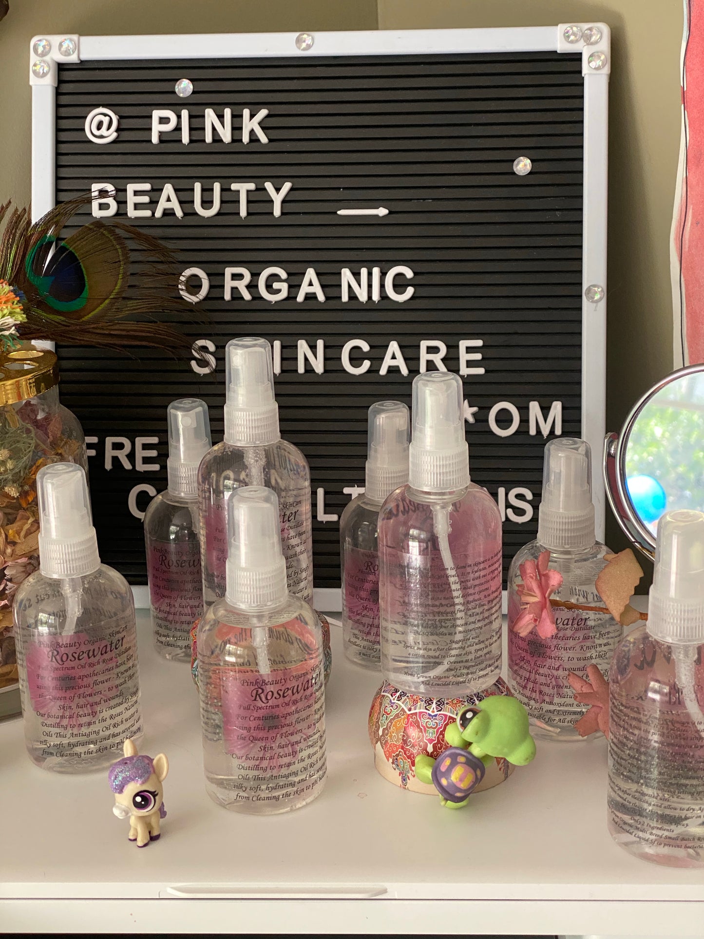 Rosewater toner