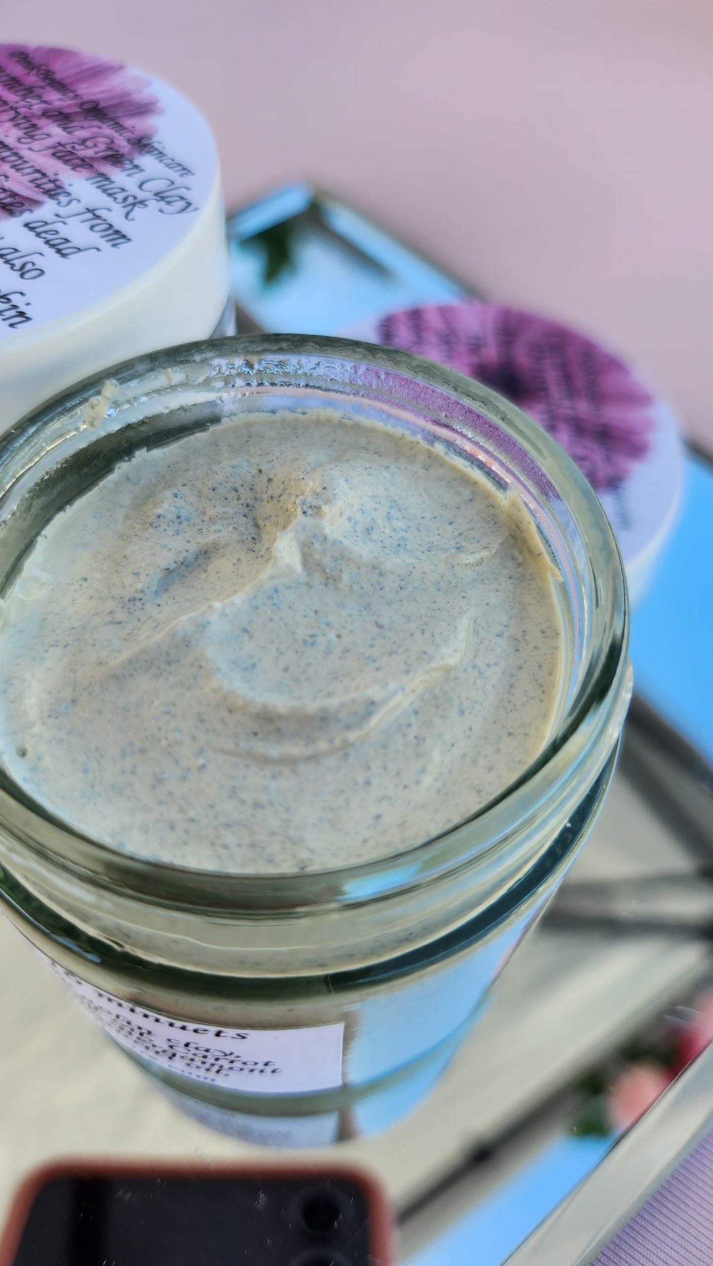 Cucumber and Green Clay face mask