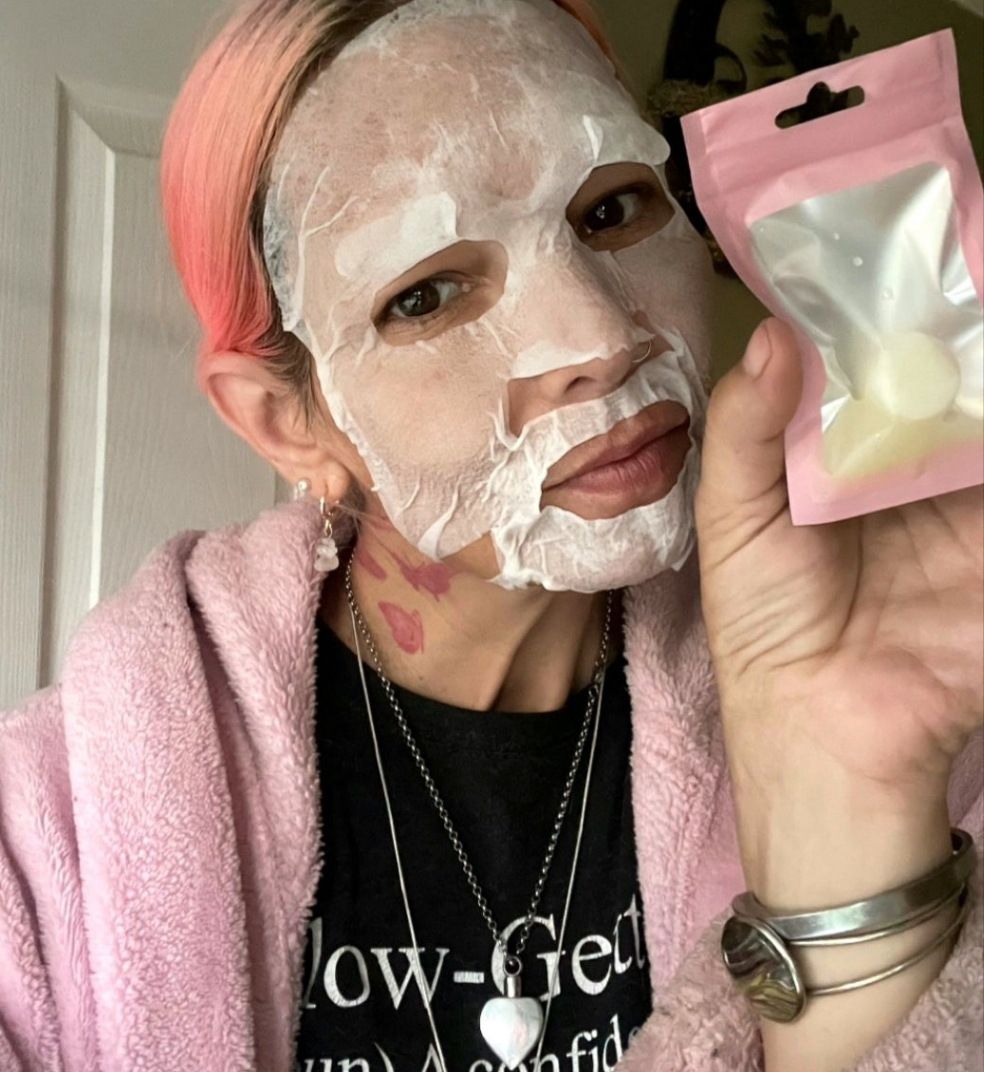 Niacinamide Sheet masks/ Reusable cotton sheet mask