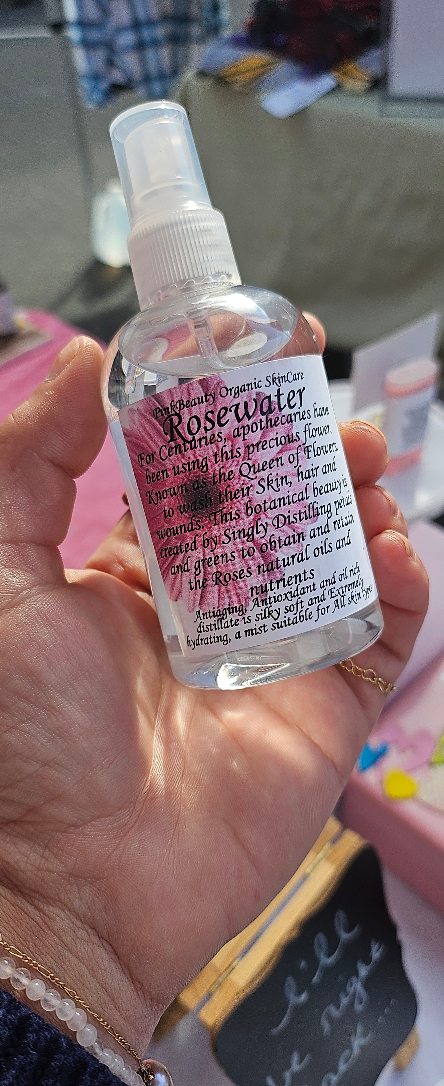 Rosewater toner