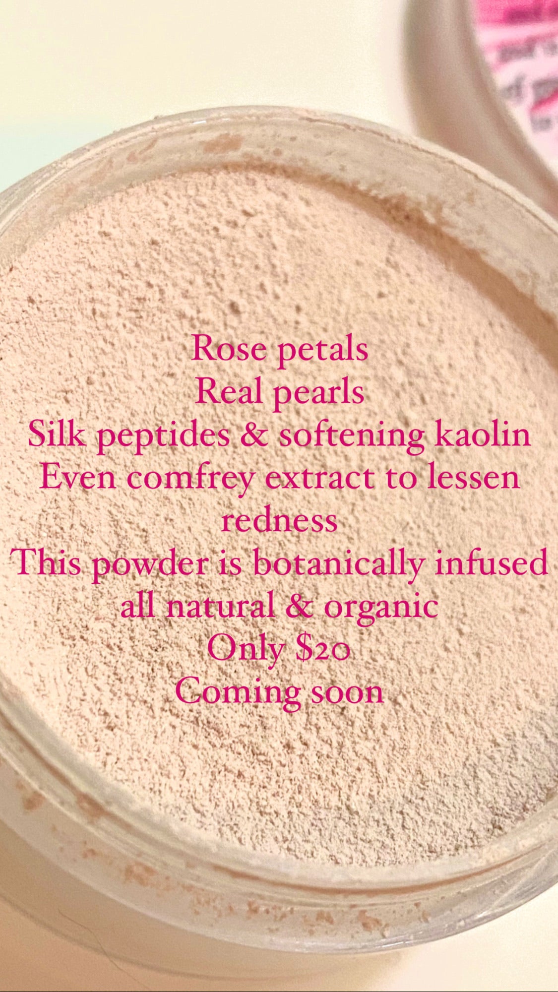 Rose Petal and Pearl Corrective Face Powder